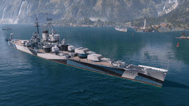 战舰世界金币款巴尔的摩八级美巡罗切斯特测评