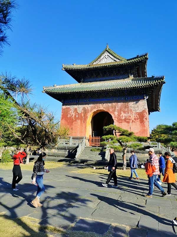 湖北武當山玉虛宮秋色如畫