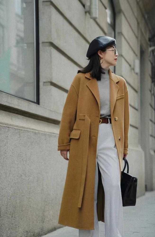 冬天还是穿大衣时髦学三木博主这样穿不仅高级还保暖