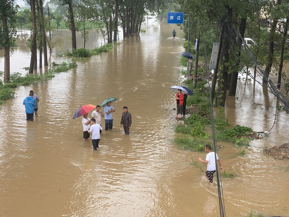 河南新乡洪水图片