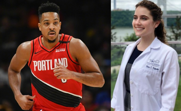 cj-麦科勒姆 NBA黑又硬俘获美女牙医，太太团学霸！气质满分，笑起来像龙妈