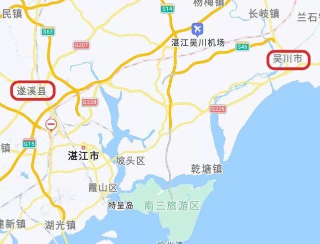 湛江吴川机场启用在即,吴川市是否会设区?加上遂溪,湛江6个区