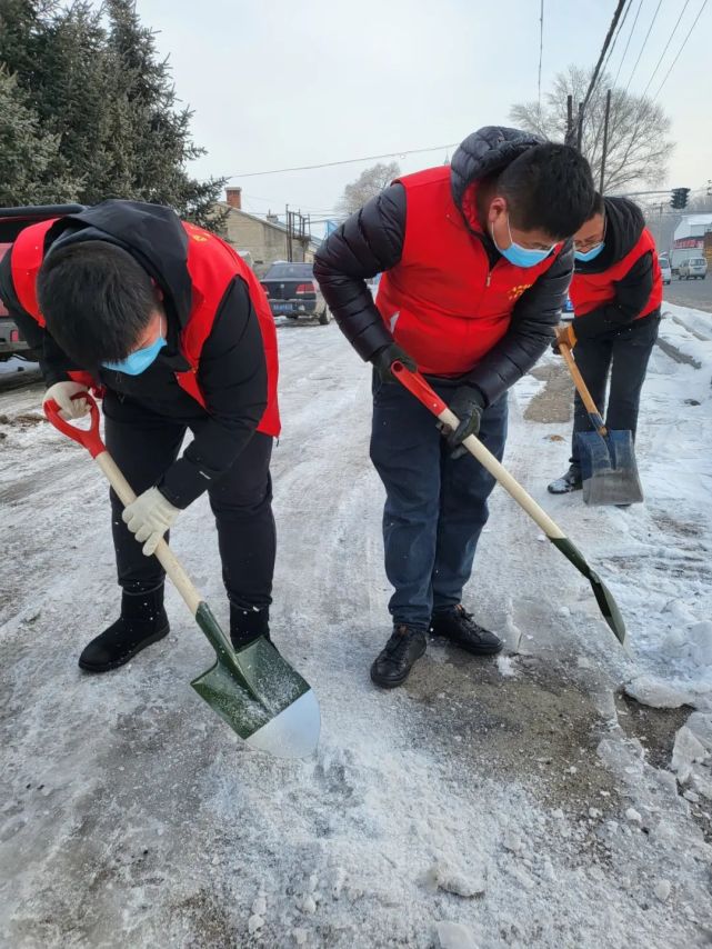 志愿者图片背影冬天图片