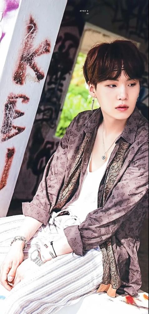 爱豆壁纸防弹少年团闵玧其suga