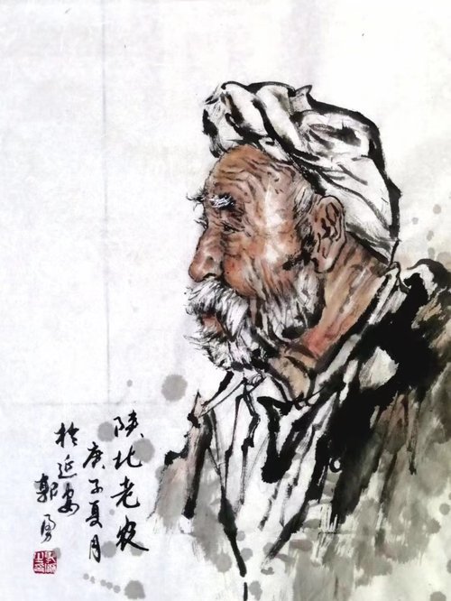 延安画家郭勇用艺术创作回馈养育自己的黄土地