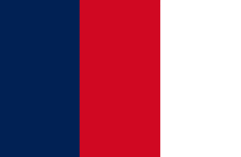 白蓝红横条纹国旗图片