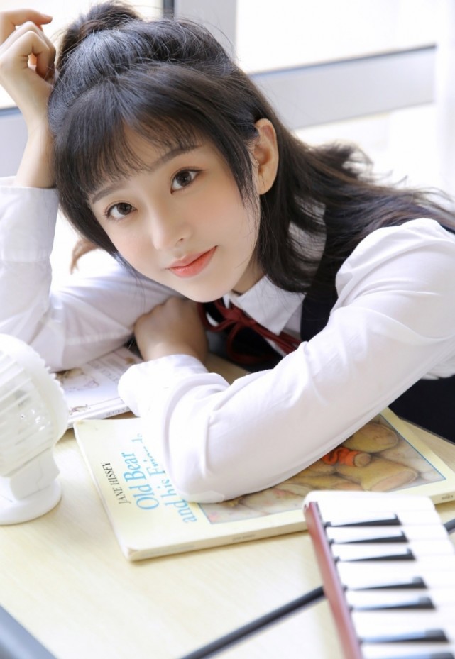 jk制服美女清纯学生活力写真