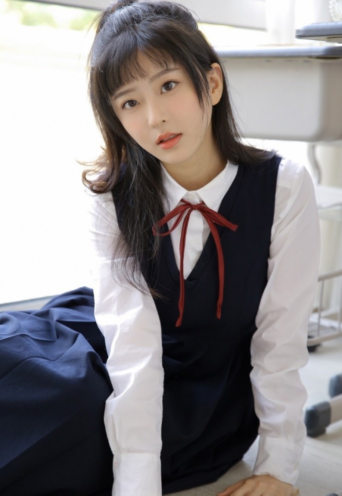 jk制服美女清纯学生活力写真