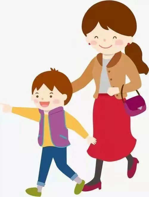 俏妈随笔先捯饬一下自己再出门接送娃