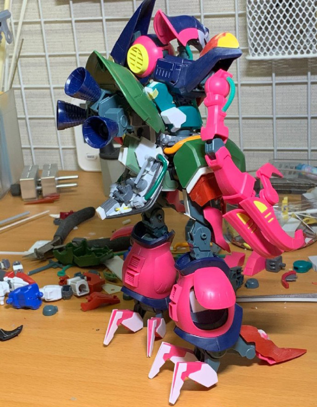 模玩控:增加细节,机动战士高达猎犬模型改造