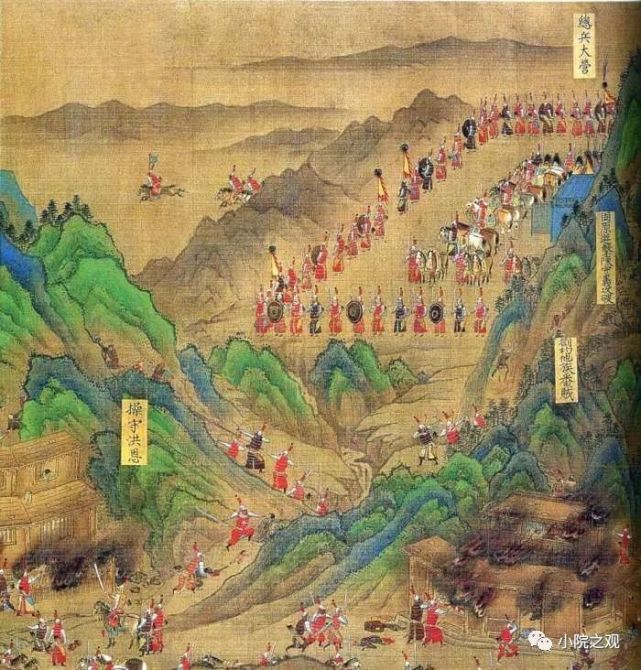 图解平番得胜图明朝中后期军队的真实写照都在这幅神图中