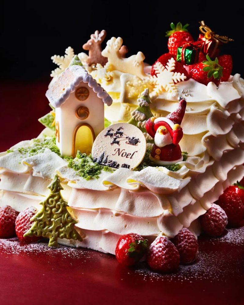30款日本圣诞主题蛋糕,太有吸引了,随便做一款,都能爆火!