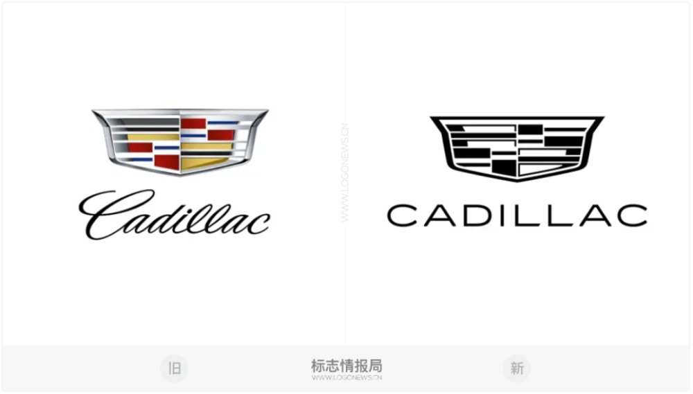 凯迪拉克的新logo简而不减多图补充