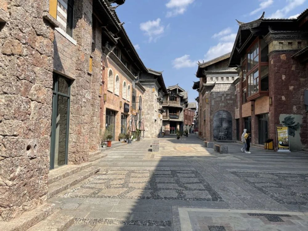 商业广场步行街大研花巷怒江西岸独克宗花巷临沧市凤庆县文庙街区图