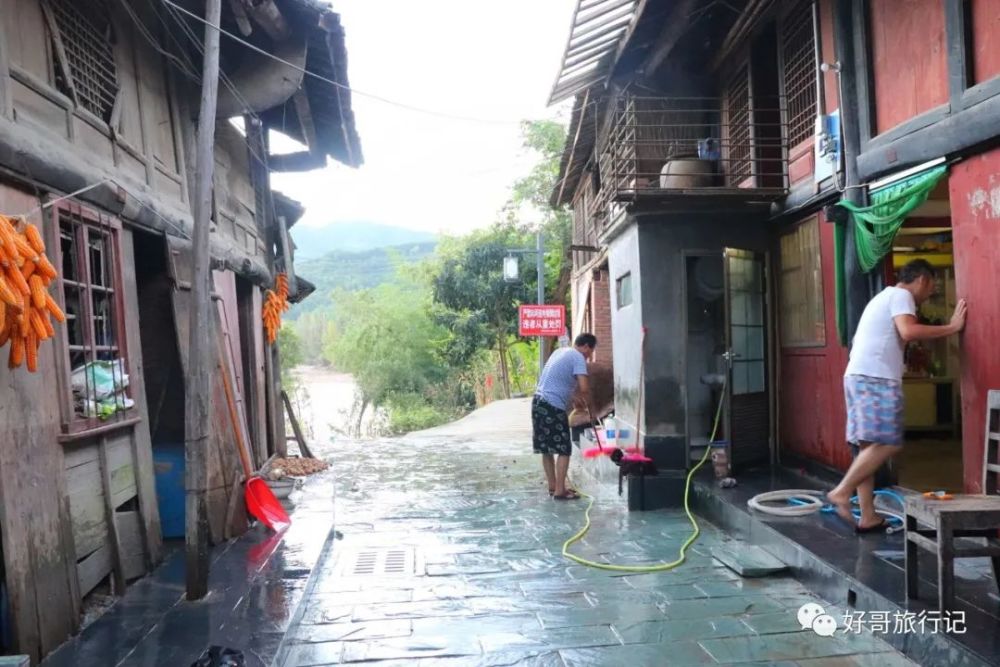 摄影宁强阳平关镇上有一条老街青砖灰瓦老建筑