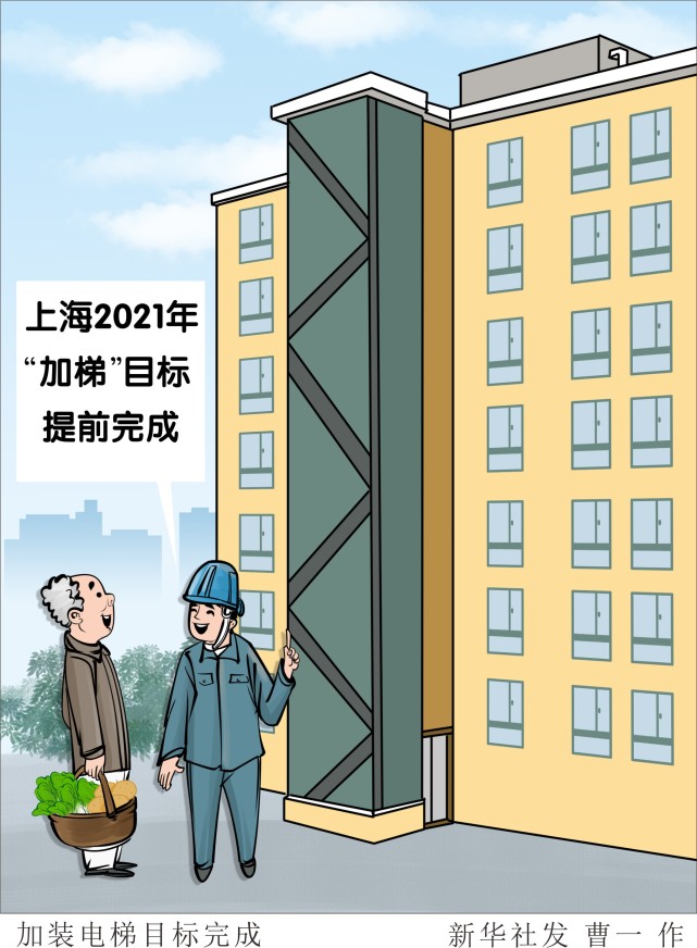 (图表·漫画)【社会】加装电梯目标完成