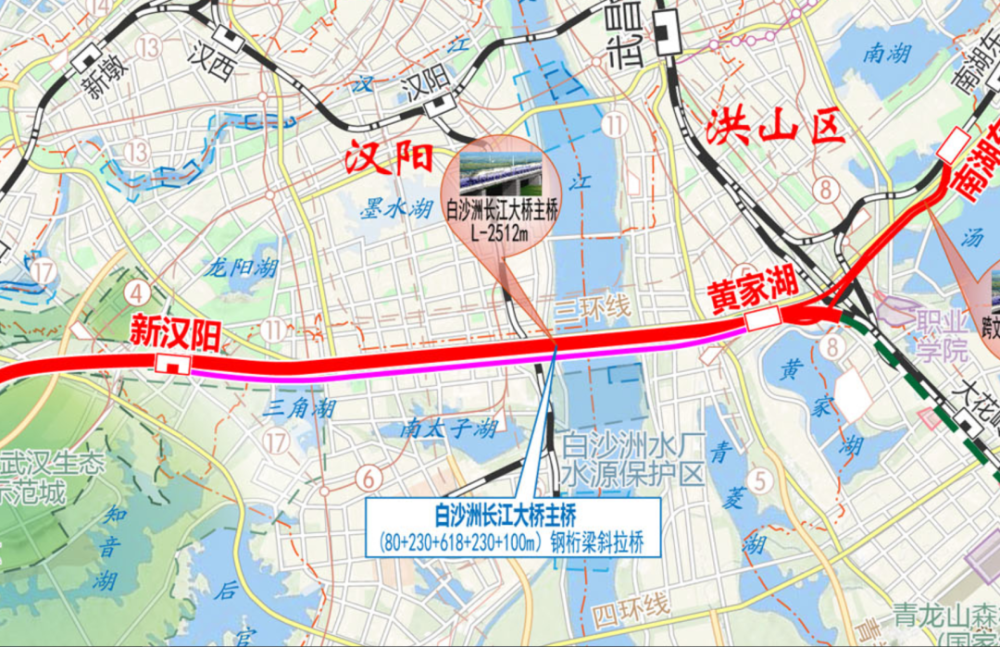 新汉阳高铁站(武汉枢纽直通线)正式环评～波及沌口众多小区!