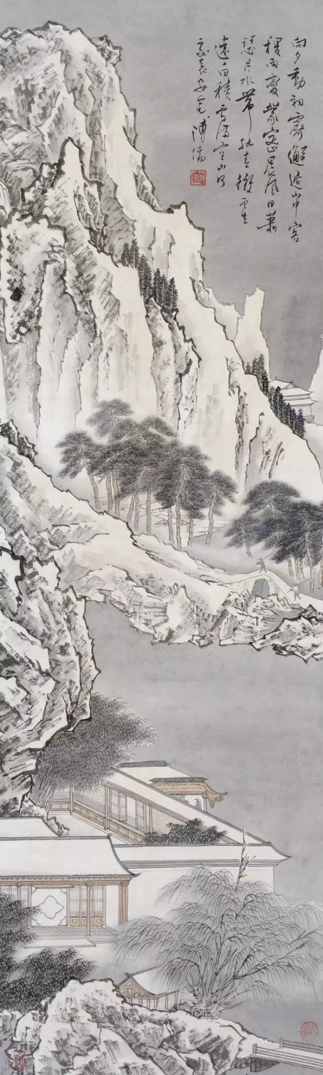 張大千:畫雪景,他第一