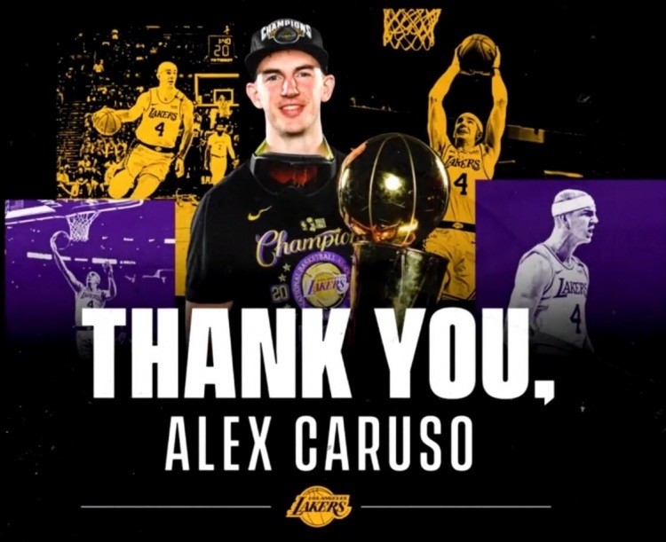 卡鲁索 NBA-仅1次出手，在场却净胜28分！难怪被湖人球迷喜爱，老詹送拥抱