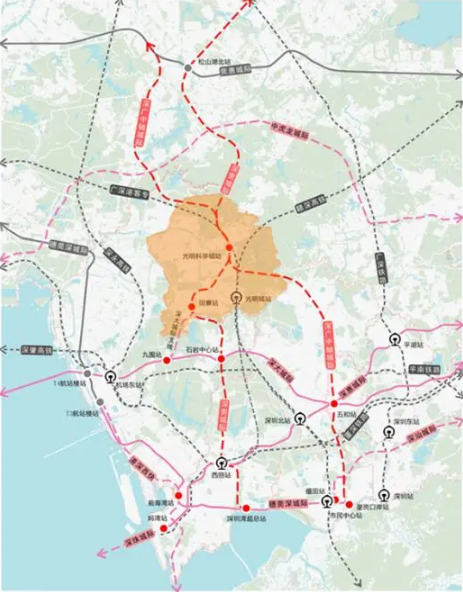 深圳地铁29号线规划图图片