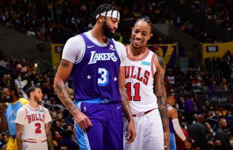nba 德罗赞打湖人来劲，砍下38＋6，打脸湖人选威少！