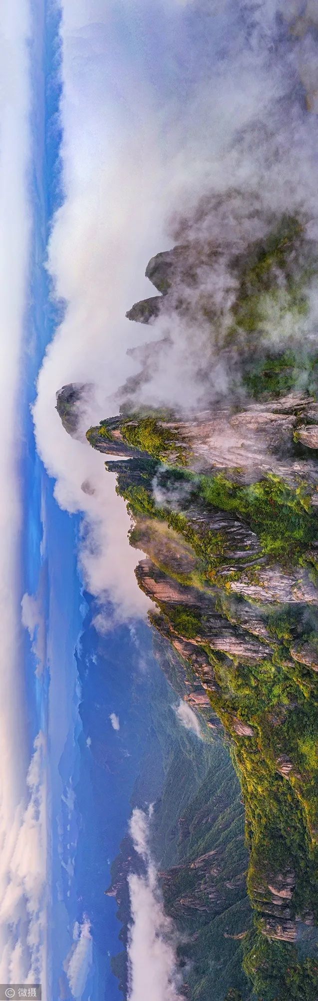 秋天里的故事鸟瞰三清山