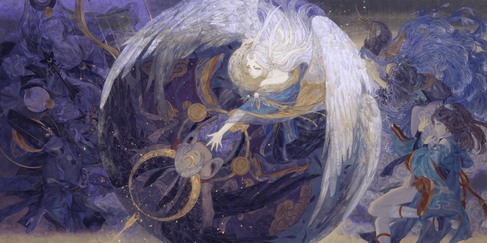 阴阳师sp辉夜姬主题插画汇总荒总参加了女子会烟烟罗有望sp化 腾讯新闻