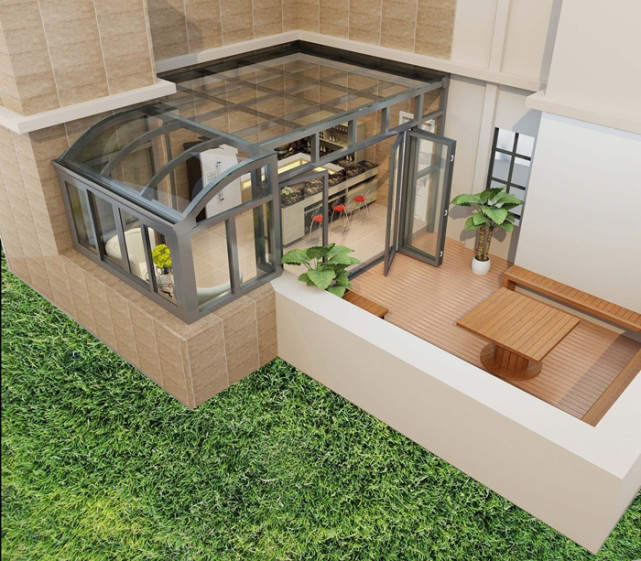 2套带阳光房的二层小别墅,农村建一栋,舒适实用还省钱