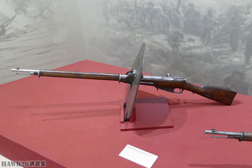 俄罗斯博物馆展出一战时期三款步枪手盾牌直观感受武器研制特点