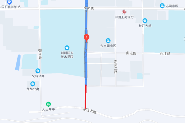 荊州屈原南路將與荊江大道打通成為大學城縱向主幹道