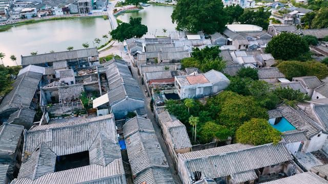 龙湖古寨图片 全景图片