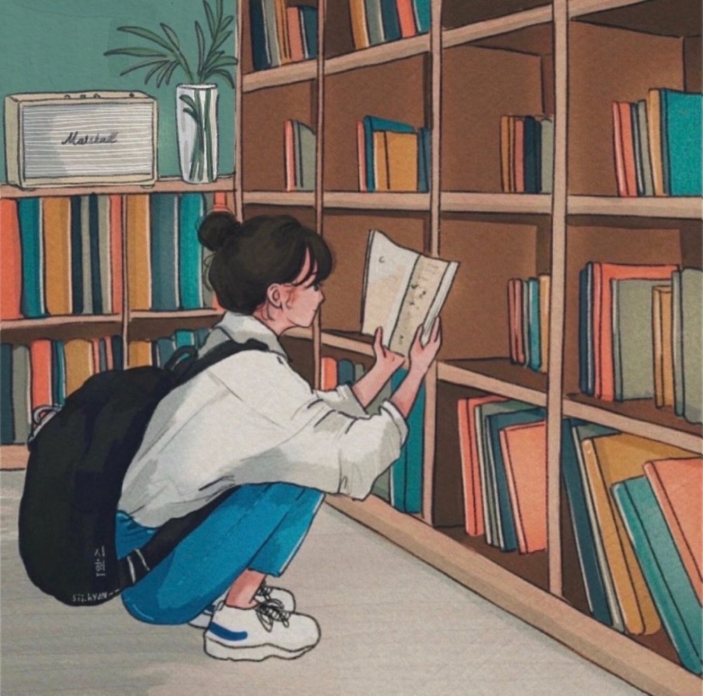 文艺风女生插画头像_腾讯新闻