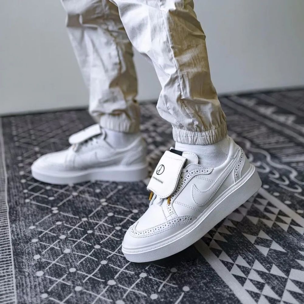 越看越好看!最新权志龙联名鞋上脚展示图