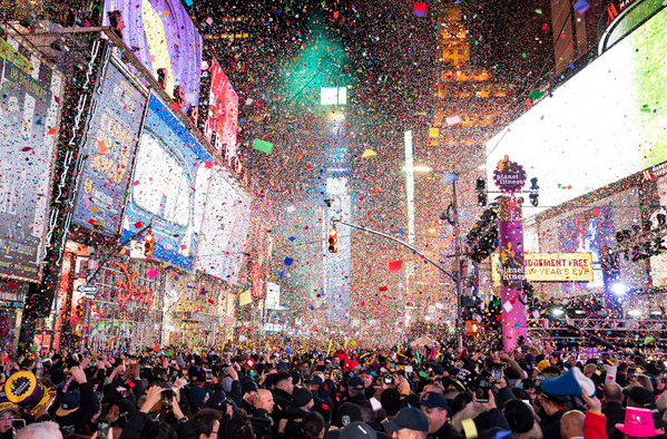 纽约经典"时报广场跨年"确定回归,凭接种证明就可入场狂欢
