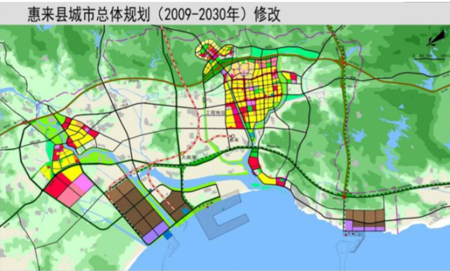 惠来滨海新区规划图图片