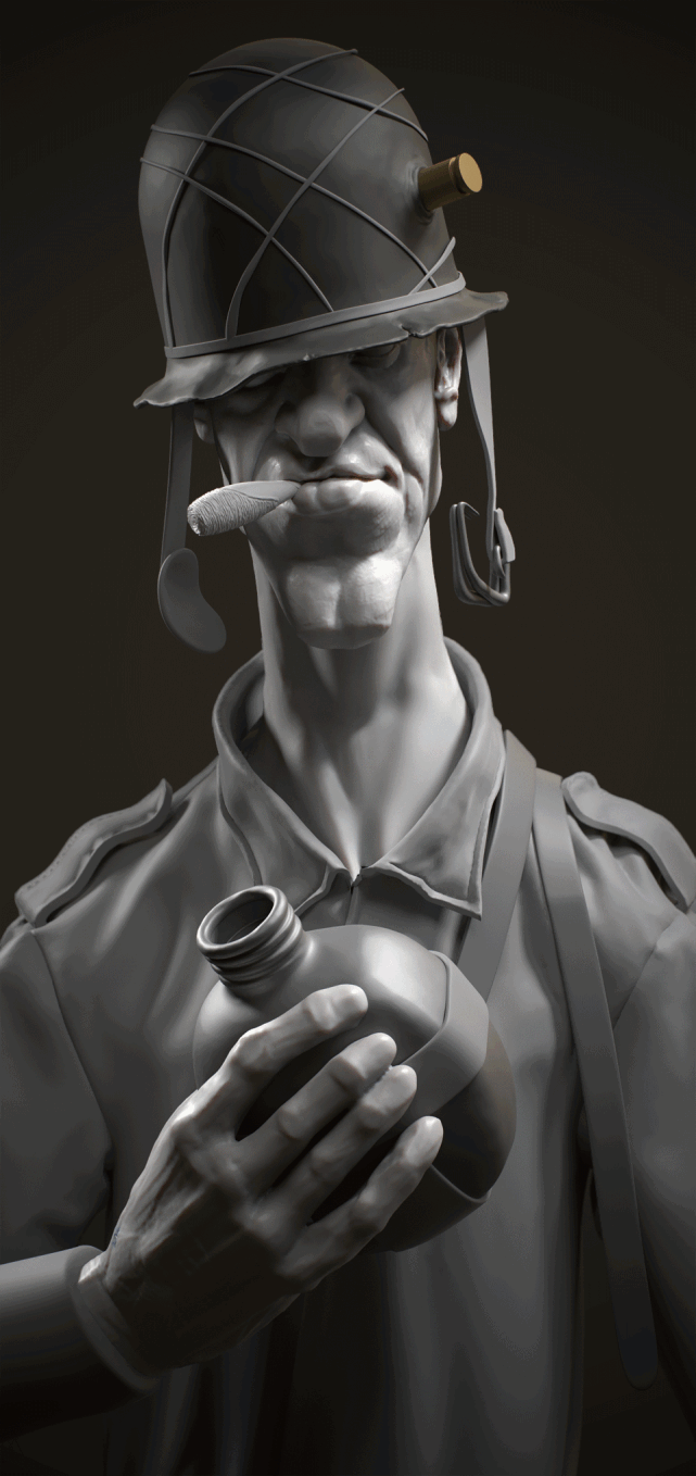 都很爷们儿超写实cg男人角色