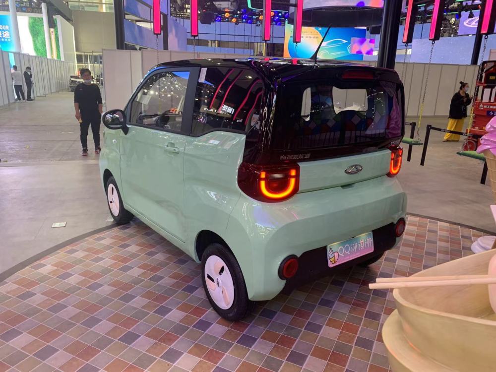 2021广州车展探馆奇瑞qq冰淇淋
