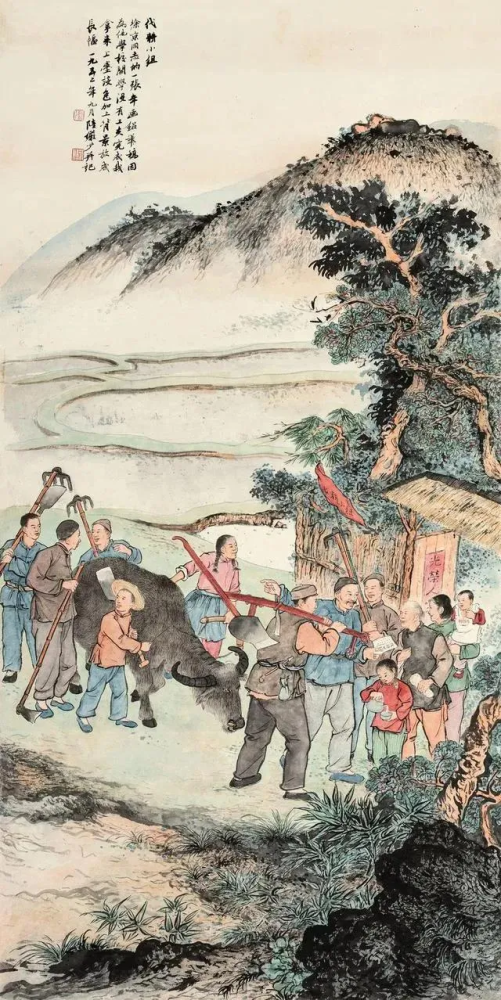 陆俨少人物画罕为人知张张经典