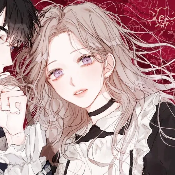 情侣头像仲夏的凉风吹走了炙热的焦虑橙色黄昏相拥薄荷的黎明