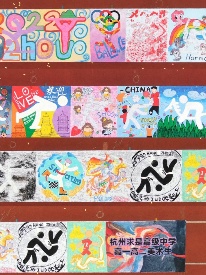 当美术生参加运动会会出现这样的画面观众实在太美