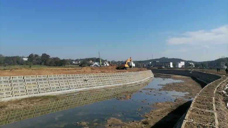 "水系连通及农村水系综合整治试点县"项目区之一,工程总投资6000万元