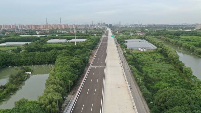 定了青浦崧泽高架西延伸2月7日试通车但