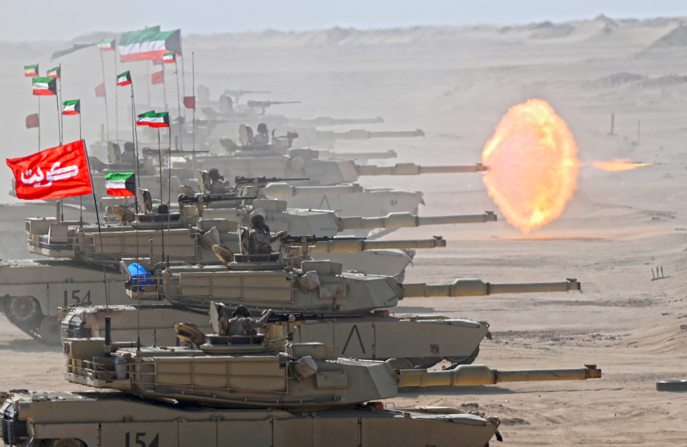 国际科威特与美国等国举行联合军演