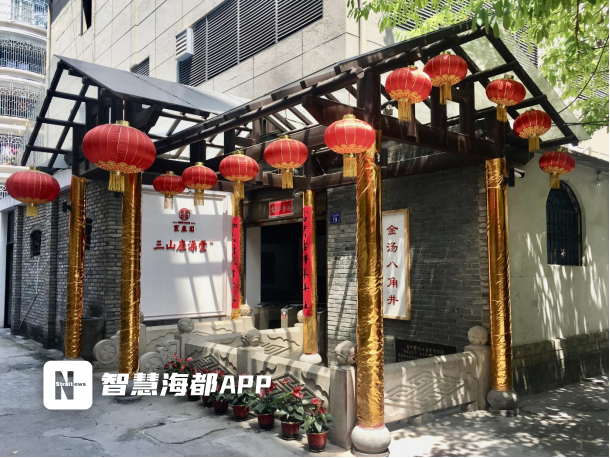 古厝文化,老字号文化,恢复了马鞍墙,金汤龙脉碑,锈石对联等遗址景观