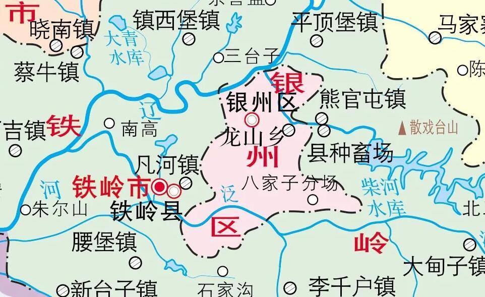 铁岭县李千户镇地图图片
