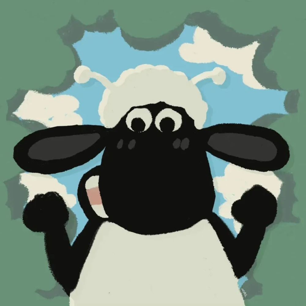 头像丨小羊肖恩头像