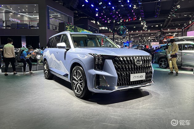 2021广州车展广汽传祺全新gs8混动版亮相