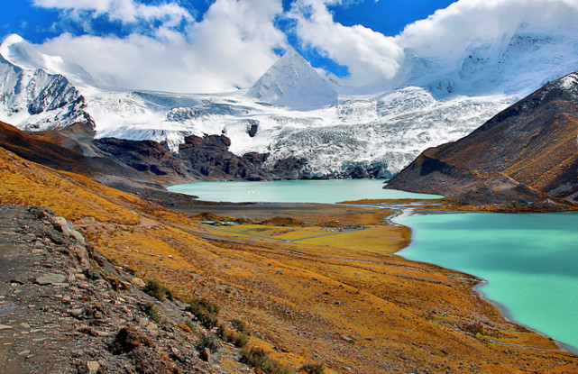 藏地绝世秘境萨普神山最高峰海拔6956米