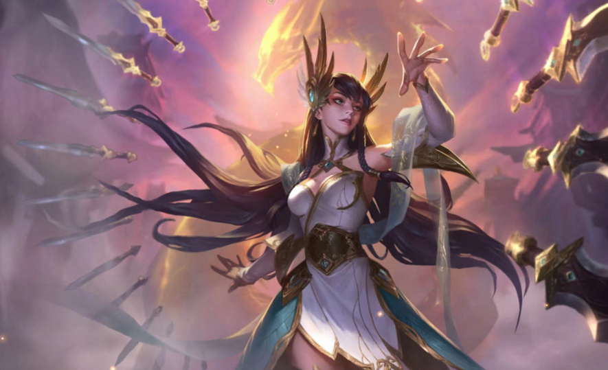 首先是新系列的皮肤御剑传说.