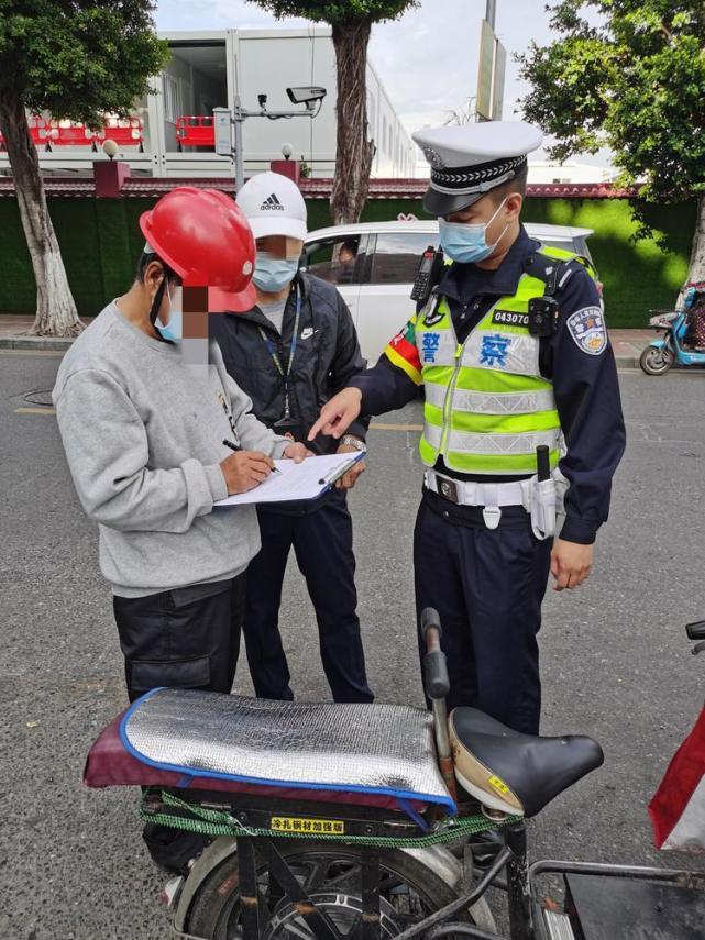 广州交警开展专项整治行动查处电动自行车交通违法行为6690宗